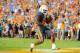 KNOXVILLE, TN - OCTOBER 5: Rajion Neal #20 of the Tennessee Volunteers carries the ball for a 2nd half touchdown against the Georgia Bulldogs at Neyland Stadium on October 5, 2013 in Knoxville, Tennessee. (Photo by Scott Cunningham/Getty Images)