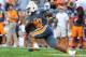 KNOXVILLE, TN - OCTOBER 5: Rajion Neal #20 of the Tennessee Volunteers carries the ball against the Georgia Bulldogs at Neyland Stadium on October 5, 2013 in Knoxville, Tennessee. (Photo by Scott Cunningham/Getty Images)