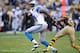 PITTSBURGH, PA - NOVEMBER 17 : Calvin Johnson #81 of the Detroit Lions breaks a tackle by Ike Taylor #24 of the Pittsburgh Steelers for a touchdown during the second quarter on November 17, 2013 at Heinz Field in Pittsburgh, Pennsylvania. (Photo by Joe