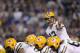 MINNEAPOLIS, MN - OCTOBER 27: Aaron Rodgers #12 of the Green Bay Packers calls a play at the line of scrimmage during the first quarter of the game against the Minnesota Vikings on October 27, 2013 at Mall of America Field at the Hubert H. Humphrey Metrod