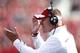 MADISON, WI - SEPTEMBER 21: Wisconsin Badgers head coach Gary Andersen encourages his team against the Purdue Boilermakers during the game at Camp Randall Stadium on September 21, 2013 in Madison, Wisconsin. (Photo by Joe Robbins/Getty Images)