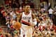Nov 5, 2013; Portland, OR, USA; Portland Trail Blazers point guard Damian Lillard (0) brings the ball up court against the Houston Rockets at the Moda Center. Mandatory Credit: Craig Mitchelldyer-USA TODAY Sports