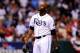 ST PETERSBURG, FL - OCTOBER 08: Fernando Rodney #56 of the Tampa Bay Rays walks off the field after being pulled in the ninth inning against hte Boston Red Sox in Game Four of the American League Division Series at Tropicana Field on October 8, 2013 in S