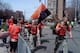 Syracuse University Army ROTC members ruck marched the entire Boston Marathon.
