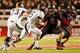 October 27, 2012; Salt Lake City, UT, USA; California Golden Bears running back Brendan Bigelow (5) runs the ball as Utah Utes linebacker Trevor Reilly (9) and linebacker Jason Whittingham (53) pursue the play during the second half at Rice-Eccles Stadium