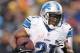 PITTSBURGH, PA - NOVEMBER 17: Reggie Bush #21 of the Detroit Lions looks for running room during a fourth quarter run while playing the Pittsburgh Steelers at Heinz Field on November 17, 2013 in Pittsburgh, Pennsylvania. Pittsburgh won the game 37-27. (P