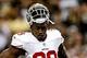 Nov 17, 2013; New Orleans, LA, USA; San Francisco 49ers outside linebacker Aldon Smith (99) against the New Orleans Saints during the first half of a game at Mercedes-Benz Superdome. Mandatory Credit: Derick E. Hingle-USA TODAY Sports