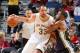 NEW ORLEANS, LA - NOVEMBER 20: Ryan Anderson #33 of the New Orleans Pelicans handles the ball against the Utah Jazz on November 20, 2013 at the New Orleans Arena in New Orleans, Louisiana. NOTE TO USER: User expressly acknowledges and agrees that, by dow