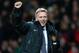 MANCHESTER, ENGLAND - NOVEMBER 10: Manchester United Manager David Moyes celebrates at the end of the Barclays Premier League match between Manchester United and Arsenal at Old Trafford on November 10, 2013 in Manchester, England. (Photo by Alex Livesey