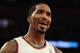 NEW YORK, NY - NOVEMBER 20: J.R. Smith #8 of the New York Knicks argues a call with the referee during the game against the Indiana Pacers at Madison Square Garden on November 20, 2013 in New York City. NOTE TO USER: User expressly acknowledges and agrees