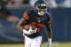 CHICAGO, IL - NOVEMBER 17: Alshon Jeffery #17 of the Chicago Bears runs on and end-around against the Baltimore Ravens at Soldier Field on November 17, 2013 in Chicago, Illinois. The Bears defeated the Ravens 23-20 in overtime. (Photo by Jonathan Daniel/G