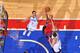 PHILADELPHIA, PA - NOVEMBER 20: Michael Carter-Williams #1 of the Philadelphia 76ers grabs the rebound against the Toronto Raptors at the Wells Fargo Center on November 20, 2013 in Philadelphia, Pennsylvania. NOTE TO USER: User expressly acknowledges and