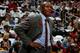 ATLANTA, GA - NOVEMBER 01: Dwane Casey of the Toronto Raptors reacts to the referees during the game against the Atlanta Hawks at Philips Arena on November 1, 2013 in Atlanta, Georgia. NOTE TO USER: User expressly acknowledges and agrees that, by downlo