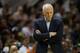 SAN ANTONIO, TX - OCTOBER 30: San Antonio Spurs head coach Gregg Popovich reacts to a call during a game against the Memphis Grizzlies on October 30, 2013 at the AT&T Center in San Antonio, Texas. NOTE TO USER: User expressly acknowledges and agrees that,