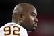 GLENDALE, AZ - SEPTEMBER 02: Defensive tackle Albert Haynesworth #92 of the Washington Redskins stands on the sidelines during preseason NFL game against the Arizona Cardinals at the University of Phoenix Stadium on September 2, 2010 in Glendale, Arizona