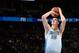 DENVER, CO - NOVEMBER 13: Timofey Mozgov #25 of the Denver Nuggets shoots the ball against the Los Angeles Lakers on November 13, 2013 at the Pepsi Center in Denver, Colorado. NOTE TO USER: User expressly acknowledges and agrees that, by downloading and/
