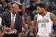 DENVER, CO - NOVEMBER 13: Brian Shaw and Wilson Chandler #21 of the Denver Nuggets talk during the game against the Los Angeles Lakers on November 13, 2013 at the Pepsi Center in Denver, Colorado. NOTE TO USER: User expressly acknowledges and agrees that