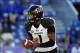 Nov 9, 2013; Lexington, KY, USA; Missouri Tigers quarterback James Franklin (1) hands the ball off during the game against the Kentucky Wildcats at Commonwealth Stadium. Missouri defeated Kentucky 47-17. Mandatory Credit: Mark Zerof-USA TODAY Sports
