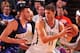 PHOENIX, AZ - NOVEMBER 15: Brook Lopez #11 of the Brooklyn Nets controls the ball against Miles Plumlee #22 of the Phoenix Suns on November 15, 2013 at U.S. Airways Center in Phoenix, Arizona. NOTE TO USER: User expressly acknowledges and agrees that, by