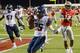 LAS VEGAS, NV - SEPTEMBER 07: Ka'Deem Carey #25 of the Arizona Wildcats scores a touchdown against the UNLV Rebels during their game at Sam Boyd Stadium on September 7, 2013 in Las Vegas, Nevada. Arizona won 58-13. (Photo by Ethan Miller/Getty Images)