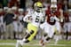 PALO ALTO, CA - NOVEMBER 07: Running back De'Anthony Thomas #6 of the Oregon Ducks runs the ball in the first half in front of linebacker James Vaughters #9 of the Stanford Cardinal at Stanford Stadium on November 7, 2013 in Palo Alto, California. (Phot