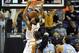 Nov 8, 2013; Phoenix, AZ, USA; Phoenix Suns power forward Markieff Morris (11) dunks the ball during the second quarter against the Denver Nuggets at US Airways Center. Mandatory Credit: Casey Sapio-USA TODAY Sports