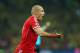 LONDON, ENGLAND - MAY 25: Arjen Robben of Bayern Muenchen celebrates as he scores their second goal during the UEFA Champions League final match between Borussia Dortmund and FC Bayern Muenchen at Wembley Stadium on May 25, 2013 in London, United Kingdom