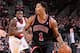 PORTLAND, OR - NOVEMBER 22: Derrick Rose #1 of the Chicago Bulls drives to the basket against the Portland Trail Blazers on November 22, 2013 at the Moda Center Arena in Portland, Oregon. NOTE TO USER: User expressly acknowledges and agrees that, by downl