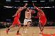 Bargnani has had success with his signature pump fake and drive.