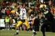 Nov 23, 2013; Boulder, CO, USA; Southern California Trojans quarterback Cody Kessler (6) prepares to pass in the first quarter against the Colorado Buffaloes at Folsom Field. Mandatory Credit: Ron Chenoy-USA TODAY Sports