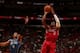 MIAMI, FL - NOVEMBER 23: Dwyane Wade #3 of the Miami Heat shoots against the Orlando Magic on November 23, 2013 at American Airlines Arena in Miami, Florida. NOTE TO USER: User expressly acknowledges and agrees that, by downloading and/or using this photo