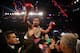 MACAU - NOVEMBER 24: Manny Pacquiao of the Philippines celebrates winning against Brandon Rios of the U.S. during their 'Clash in Cotai' WBO International Welterweight title fight on November 24, 2013 in Macau. (Photo by Nicky Loh/Getty Images)
