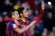 BARCELONA, SPAIN - NOVEMBER 23: Alexis Sanchez (L) of FC Barcelona celebrates with his teammate Neymar after scoring his team's third goal from during the La Liga match between FC Barcelona and Granda CF at Camp Nou on November 23, 2013 in Barcelona, Spa