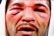 ARLINGTON, TX - NOVEMBER 13: The likeness of Antonio Margarito (black trunks) of Mexico is seen on the giant screen as he is interviewed after he lost to Manny Pacquiao (white trunks) of the Philippines during their WBC World Super Welterweight Title bou