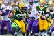 Nov 24, 2013; Green Bay, WI, USA; Green Bay Packers running back Eddie Lacy (27) rushes with the football during the first quarter against the Minnesota Vikings at Lambeau Field. Mandatory Credit: Jeff Hanisch-USA TODAY Sports