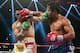 MACAU - NOVEMBER 24: Manny Pacquiao (R) of the Philippines punches Brandon Rios of the U.S. during their 'Clash in Cotai' WBO International Welterweight title fight on November 24, 2013 in Macau. (Photo by Nicky Loh/Getty Images)