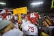 Nov 23, 2013; Minneapolis, MN, USA; A fight breaks out between the Wisconsin Badgers and Minnesota Golden Gophers after the game at TCF Bank Stadium. The Badgers won 20-7. Mandatory Credit: Jesse Johnson-USA TODAY Sports