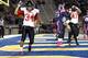 TOLEDO, OH - NOVEMBER 20: James Spencer #34 of the Northern Illinois Huskies celebrates after scoring a touchdown against the Toledo Rockets during the fourth quarter on November 20, 2013 at the Glass Bowl in Toledo, Ohio. Northern Illinois defeated Tole