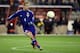 Honda, seen here playing against Belgium, has become the talisman of the Blue Samurai.