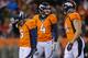 DENVER, CO - NOVEMBER 17: Matt Prater #5 of the Denver Broncos reacts as he misses a field goal attempt late in the second quarter against the Kansas City Chiefs at Sports Authority Field at Mile High on November 17, 2013 in Denver, Colorado. (Photo by