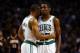 Arguably no player benefitted more from Crawford (right) becoming the starting point guard than Avery Bradley (left).