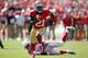 SAN FRANCISCO, CA - OCTOBER 13: Frank Gore #21 of the San Francisco 49ers runs with the ball against the Arizona Cardinals at Candlestick Park on October 13, 2013 in San Francisco, California. (Photo by Ezra Shaw/Getty Images)