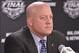 Jun 12, 2013; Chicago, IL, USA; (CAPTION CORRECTION) NHL deputy commissioner Bill Daly at a press conference before game one of the 2013 Stanley Cup Final between the Chicago Blackhawks and the Boston Bruins at the United Center. Mandatory Credit: Rob Gra