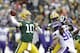 GREEN BAY, WI - NOVEMBER 24: Matt Flynn #10 of the Green Bay Packers passes the ball against the Minnesota Vikings defense at Lambeau Field on November 24, 2013 in Green Bay, Wisconsin. (Photo Tom Lynn /Getty Images)