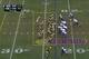 The Packers were forced to bring eight men into the box when trailing the Vikings in the fourth quarter.