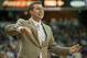 Nov 17, 2013; Sacramento, CA, USA; Memphis Grizzlies head coach David Joerger yells to his team during the third quarter of the game against the Sacramento Kings at Sleep Train Arena. The Memphis Grizzlies defeated the Sacramento Kings 97-86. Mandatory Cr