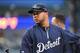 Oct 16, 2013; Detroit, MI, USA; Detroit Tigers shortstop Jhonny Peralta (27) before game four of the American League Championship Series against the Boston Red Sox at Comerica Park. Mandatory Credit: Tim Fuller-USA TODAY Sports