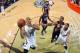 NEW ORLEANS, LA - NOVEMBER 5: Eric Gordon #10 of the New Orleans Pelicans drives to the basket against the Phoenix Suns on November 5, 2013 at the New Orleans Arena in New Orleans, Louisiana. NOTE TO USER: User expressly acknowledges and agrees that, by