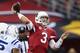 GLENDALE, AZ - NOVEMBER 24: Quarterback Carson Palmer #3 of the Arizona Cardinals throws a pass during the NFL game against the Indianapolis Colts at the University of Phoenix Stadium on November 24, 2013 in Glendale, Arizona. (Photo by Christian Peters