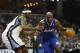 MEMPHIS, TN - MAY 3: Lamar Odom #7 of the Los Angeles Clippers drives to the basket against Zach Randolph #50 of the Memphis Grizzlies during Game Six of the Western Conference Quarterfinals of the 2013 NBA Playoffs at FedExForum on May 3, 2013 in Memphi